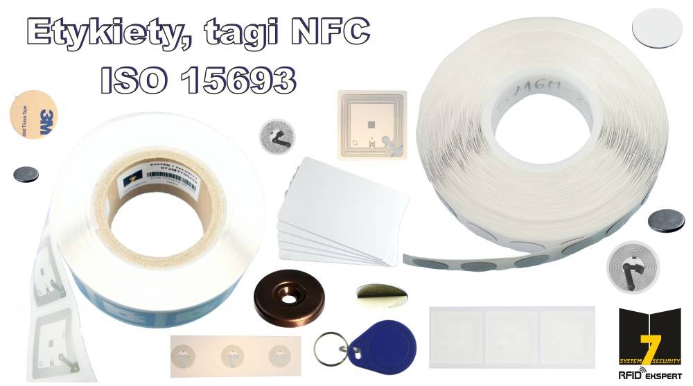 Icode SLIX SLIX2 etykiety tagi RFID NFC